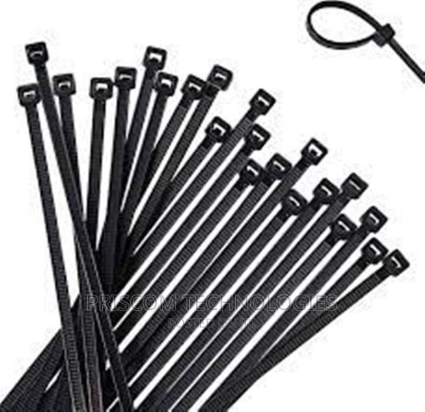 Black Cable Ties Assorted Sizes 100pcs, Cable Ties
