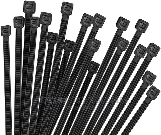 Black Cable Ties Assorted Sizes 100pcs, Cable Ties - thumbnail 2