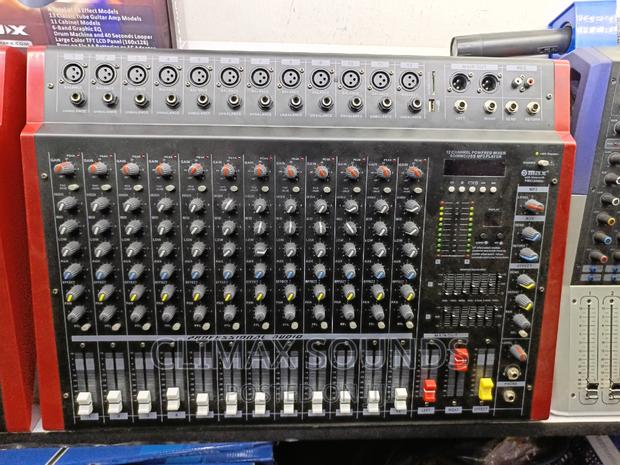 12 Channel Powered Mixer;: - thumbnail 2