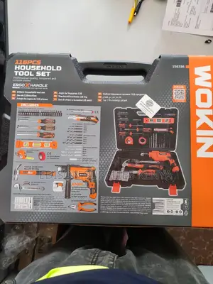 Household Tools Set WOKIN 116 Pcs Household Tool Set Drill