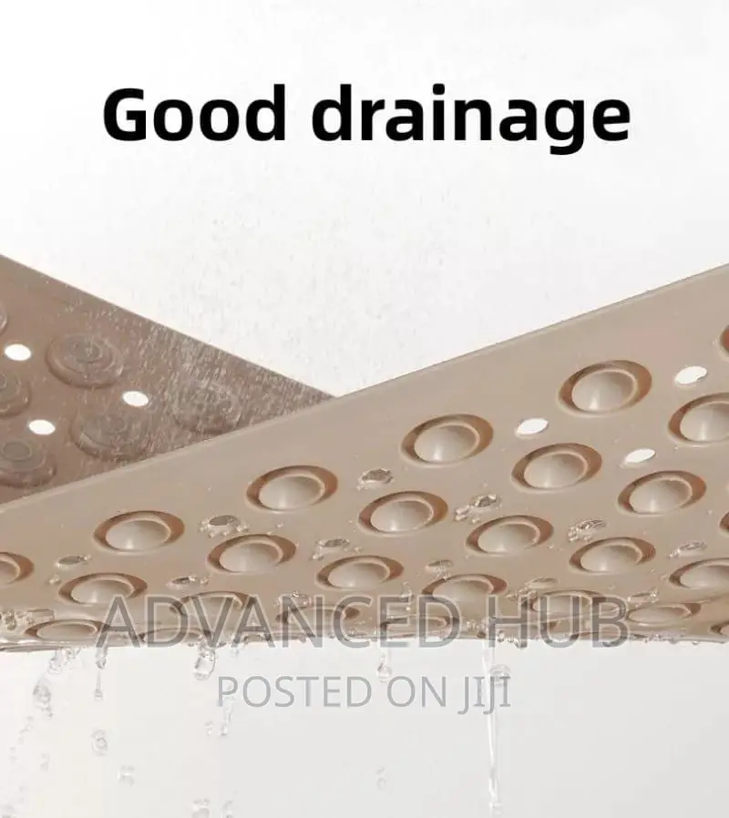 Bathroom Antislip Mat With Lazy Scrubber