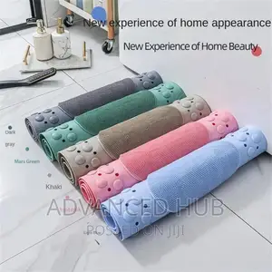 Bathroom Antislip Mat With Lazy Scrubber