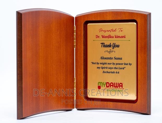 Open Flap Wooden Plaque - thumbnail 2
