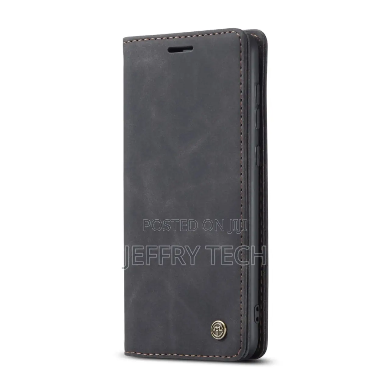 Samsung Galaxy S21 FE Flip Leather Card Slot Wallet - Black