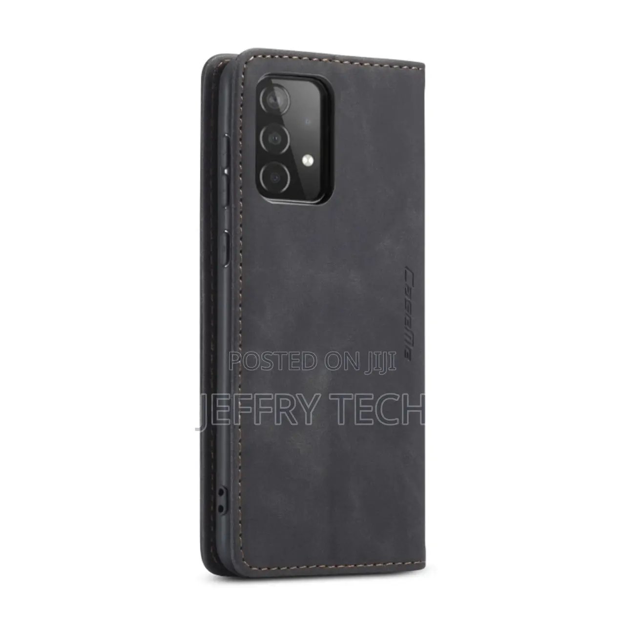 Samsung Galaxy A52 5G / 4G Flip Leather Case With Holder BLK