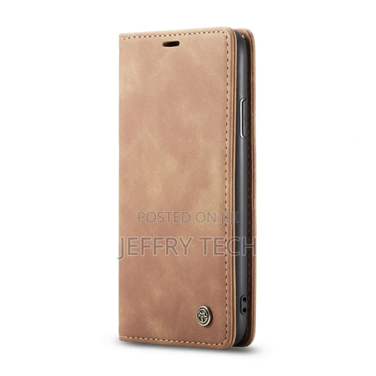 Flip Leather Case With Card Slot Wallet iPhone 11 Brown