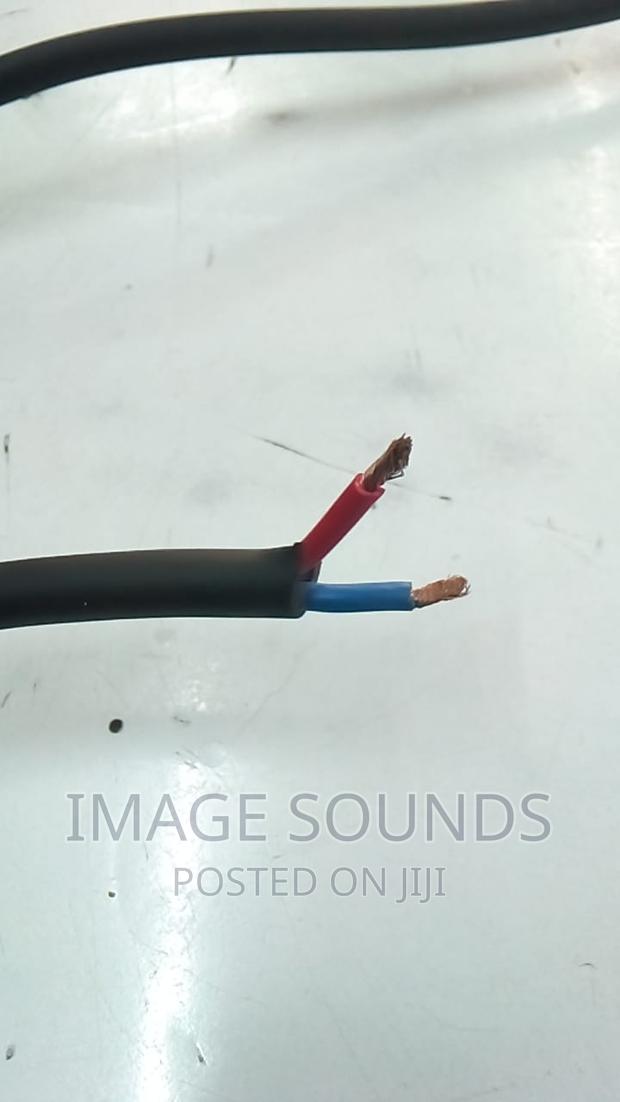 Speaker Cable 2.5mm X 100 Meters Black Flex - thumbnail 2