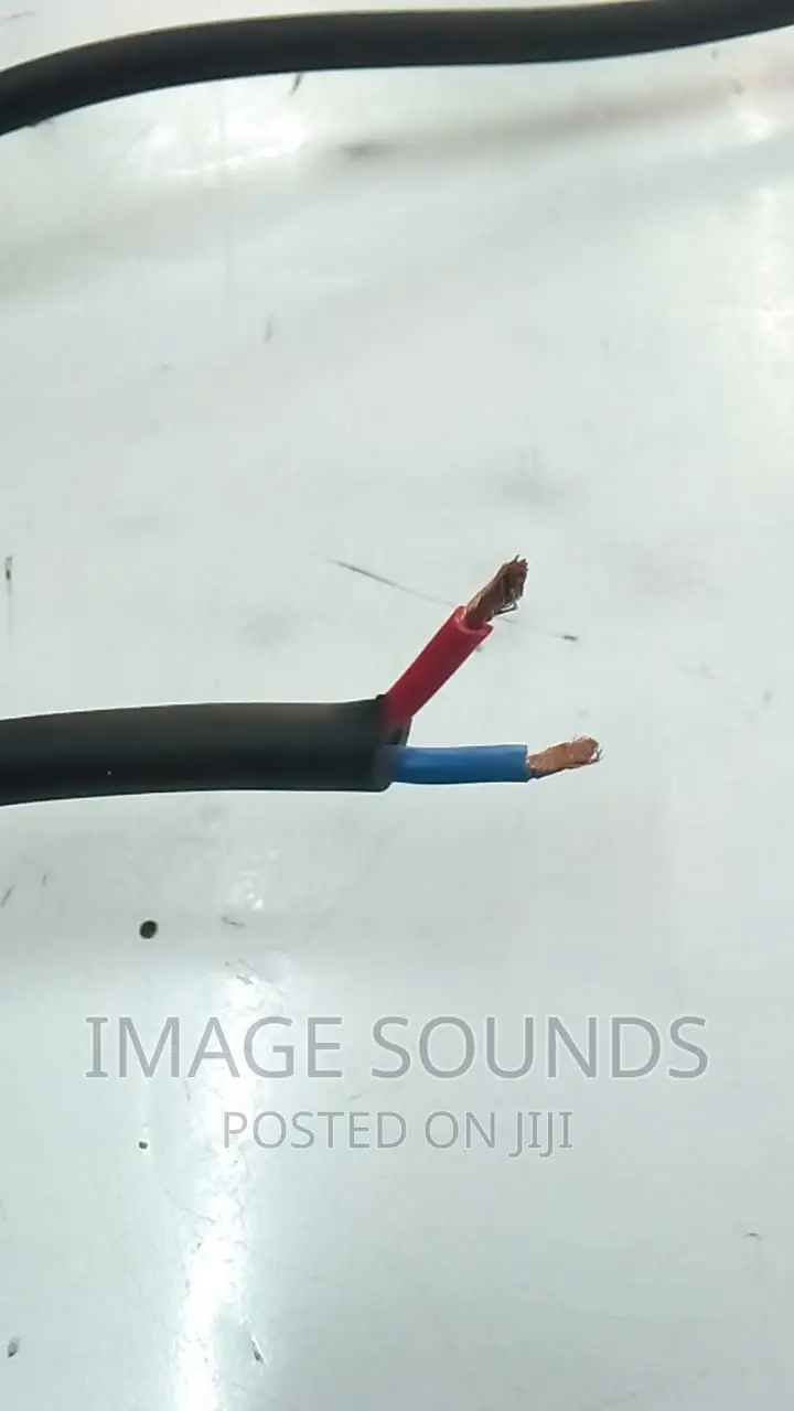 Speaker Cable 2.5mm X 100 Meters Black Flex