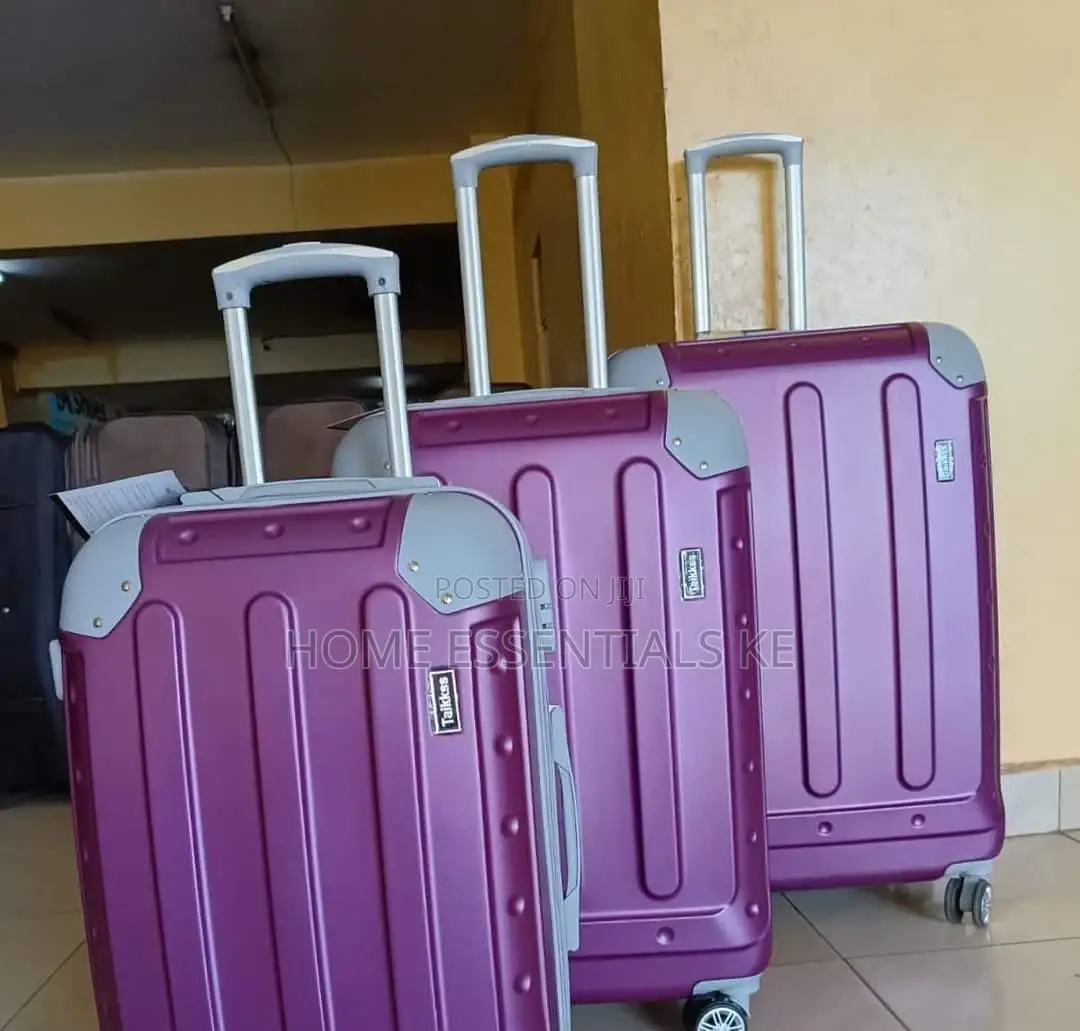 3 in 1 Plastic Suitcases Set -Different Colours