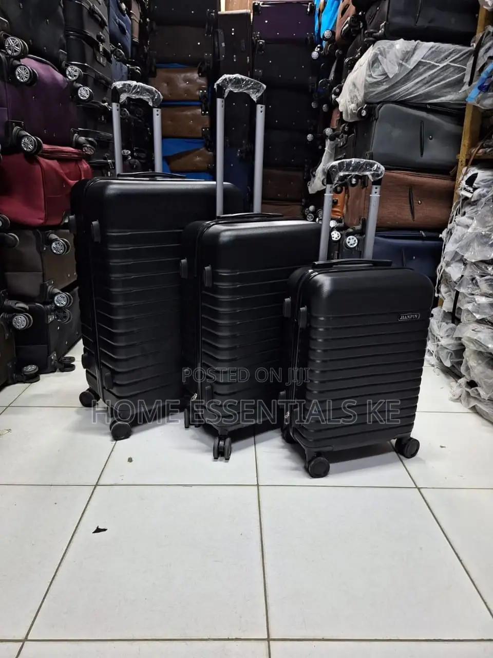 3 in 1 Plastic Suitcases Set -Different Colours