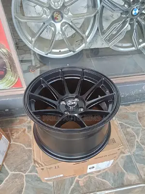 Rims Size 15/4/100 Plain Black Offset 8.25