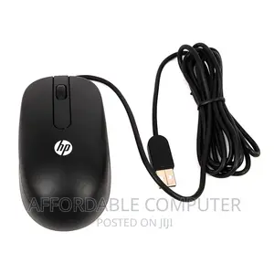 New Genuine HP USB 2-Button Optical Wired Mouse