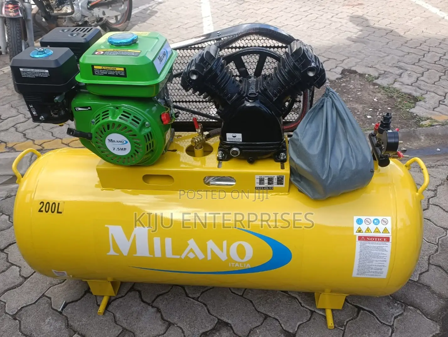 Air Compressor 200litres Milano Available