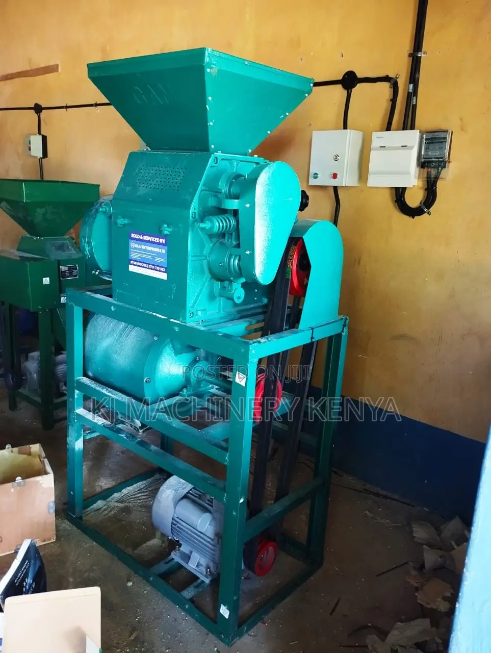 Grade 1 2 Maize Roller Milling Machinemilano Brand 450kg/Hr