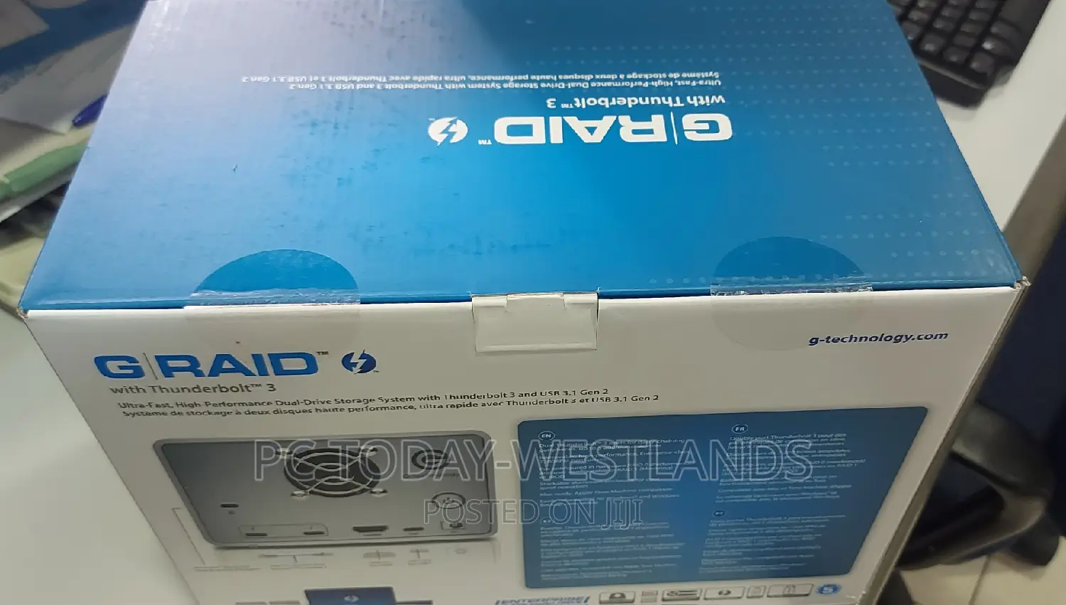 G-Technology 20tb G-Raid W/ Thunderbolt 3, Usb-C Usb 3.1 Gen