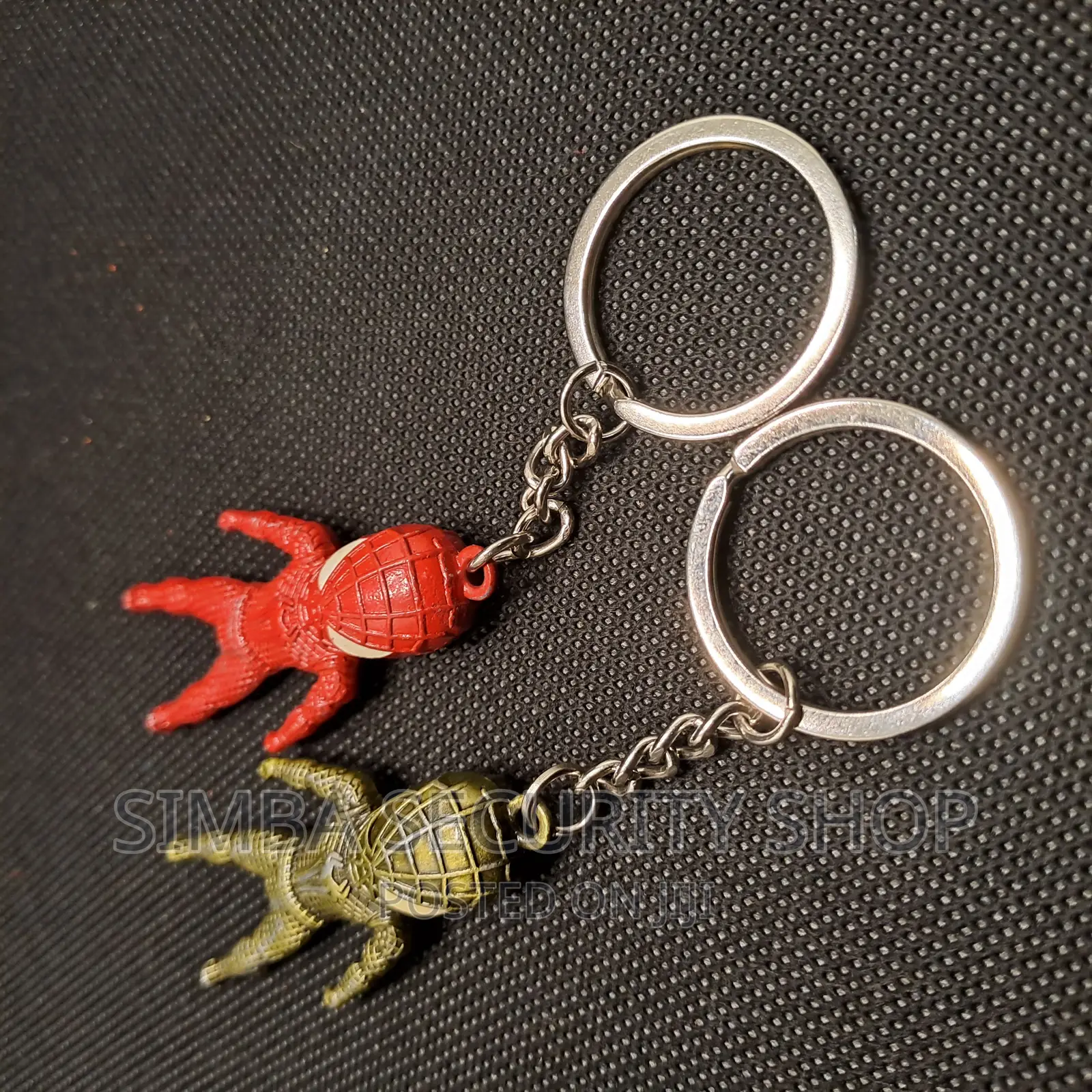 Spider Man Keychain Keyholder Metal Full Body Pendant Doll