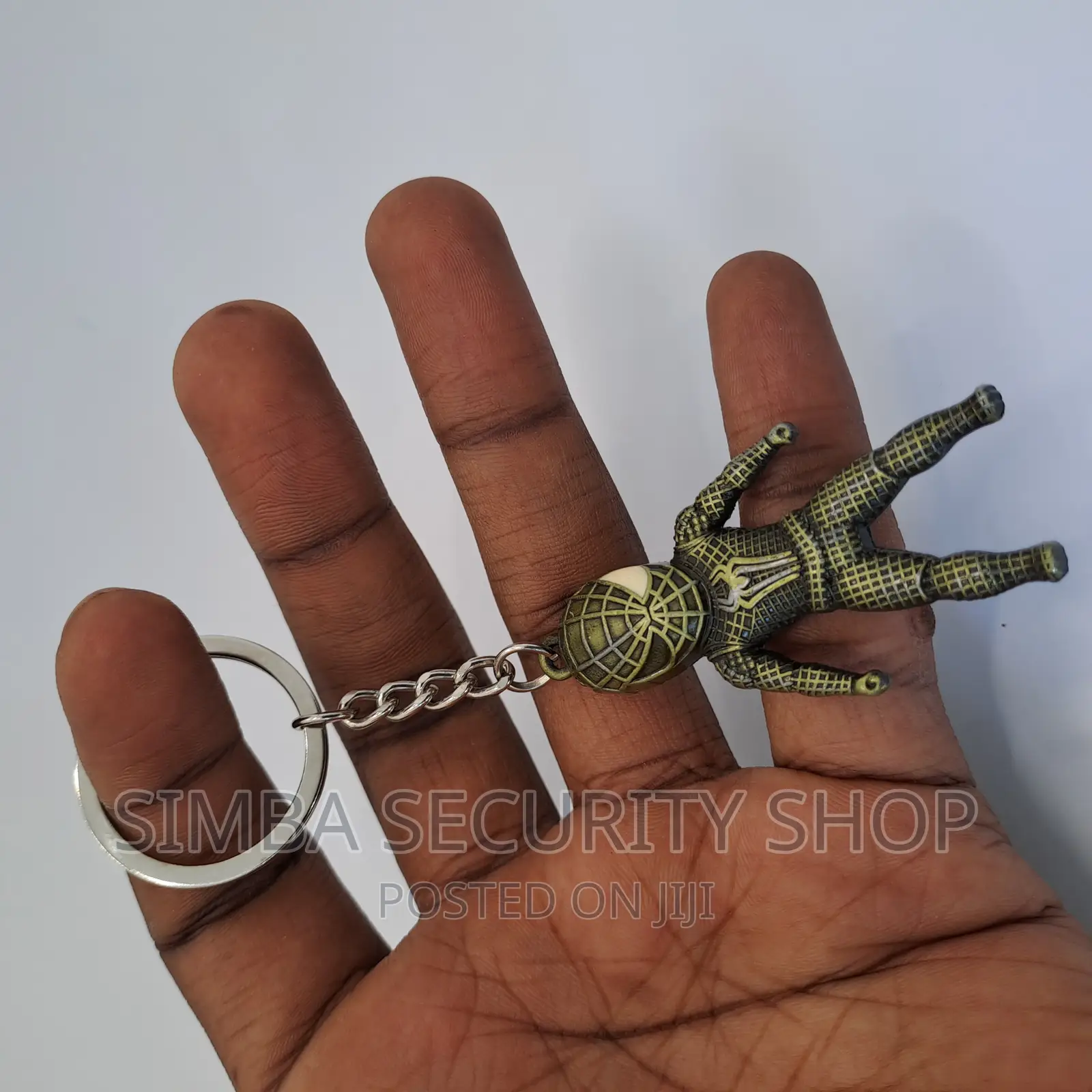 Spider Man Keychain Keyholder Metal Full Body Pendant Doll