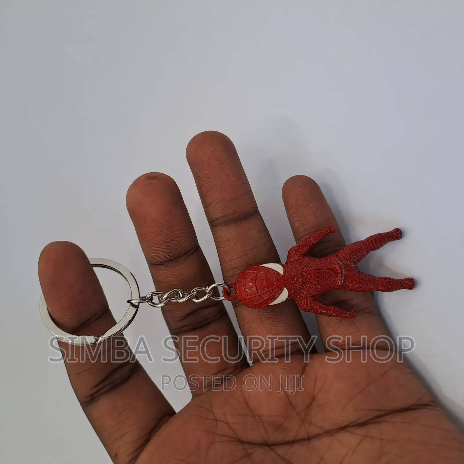 Spider Man Keychain Keyholder Metal Full Body Pendant Doll