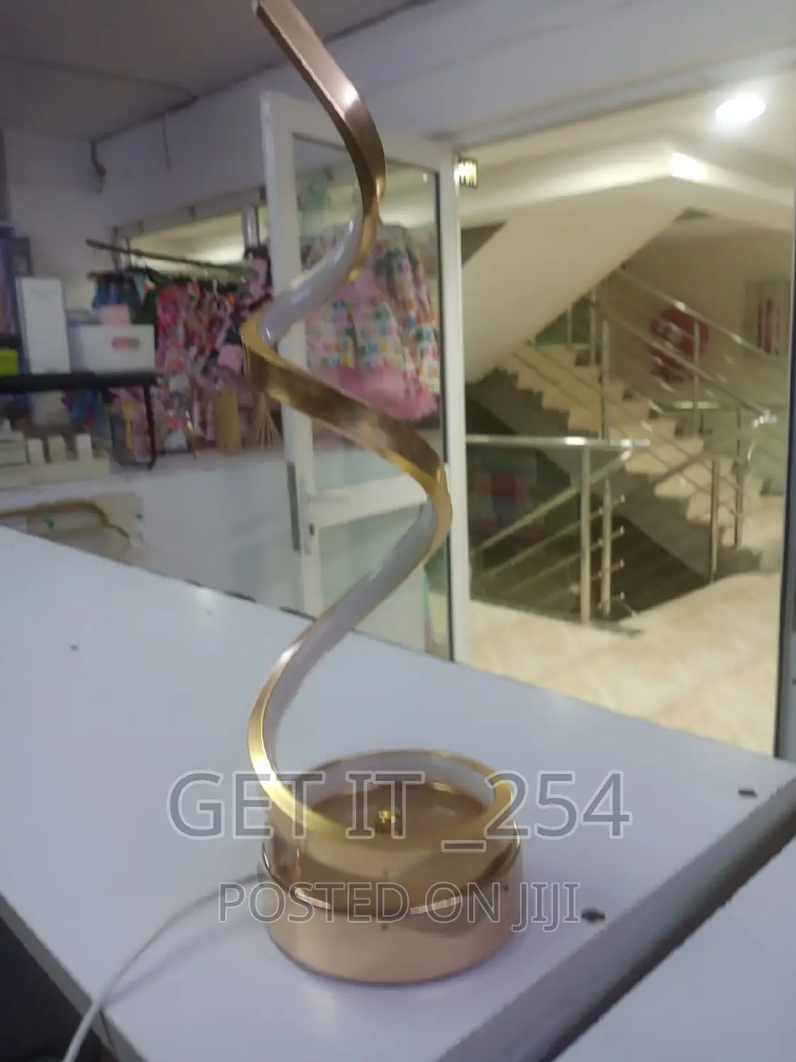 LED Spiral Decorative Table Lamp Shade