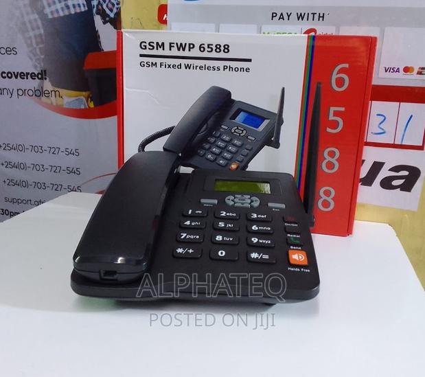 Dual Sim GSM FWP 6588 Wireless Deskphone/Landline. - main view