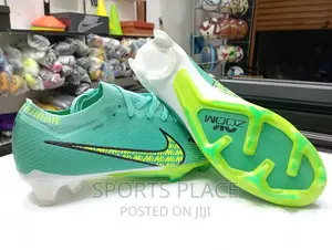 Green Nike Mercurial Air Zoom Football Boots