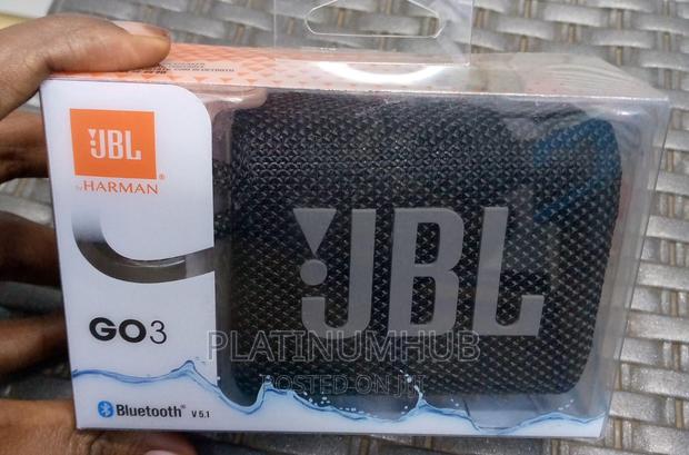 Black Go 3 Bluetooth Speaker - main view