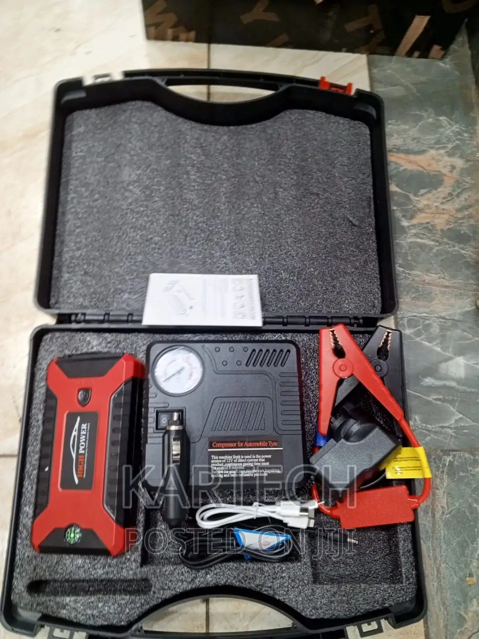 Emergency Car Jump Starter Kit