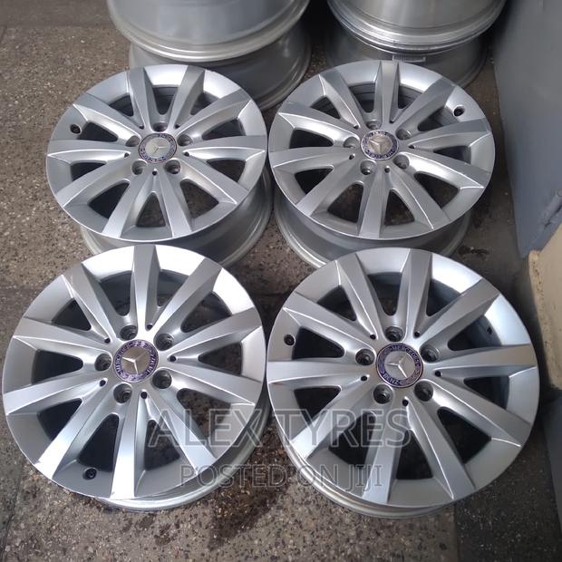 Size 16 Inches Mercedes Alloy Rims Set