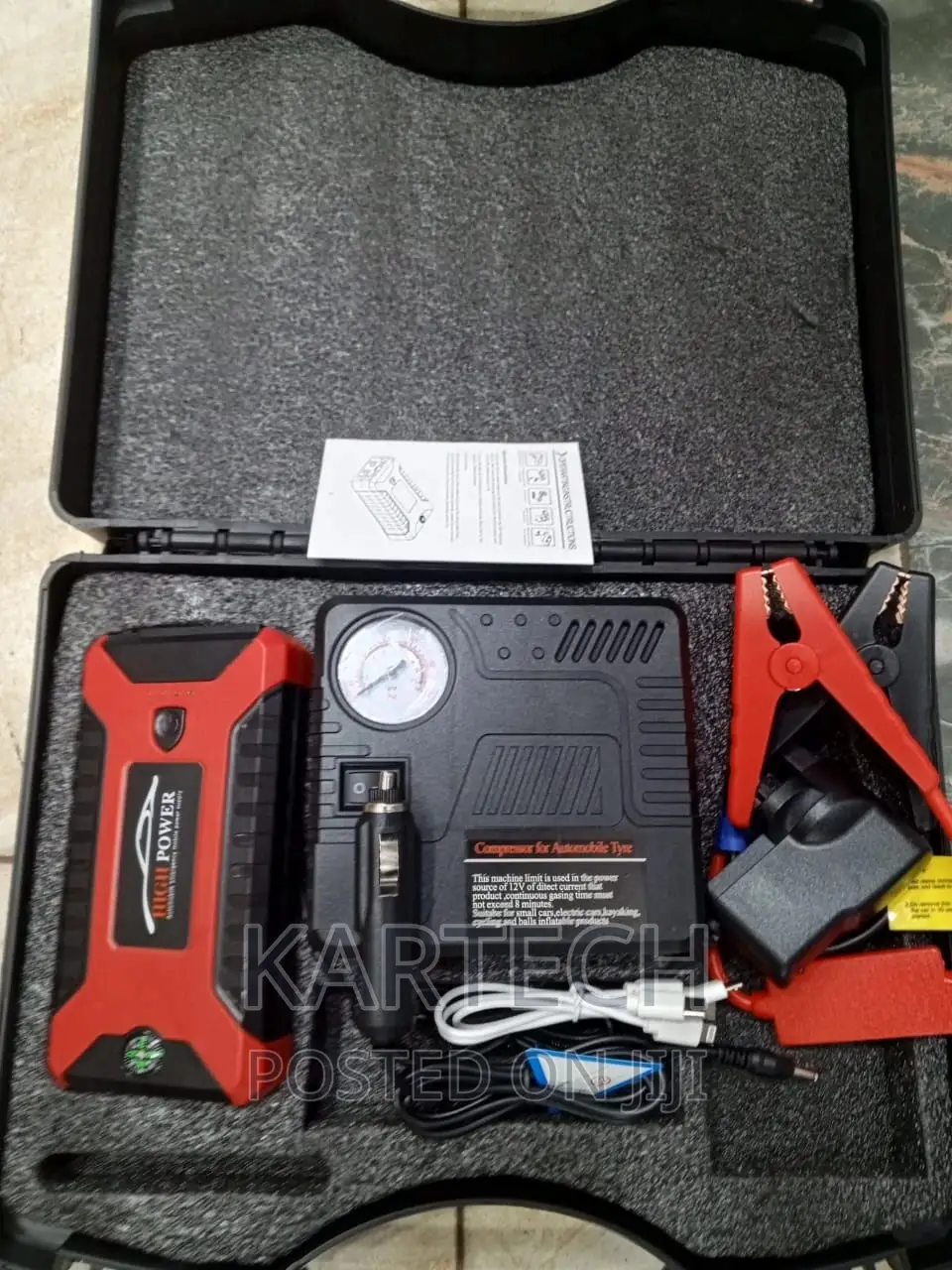 MultiFunction Car Jump Starter High Power Kit in Nairobi Central