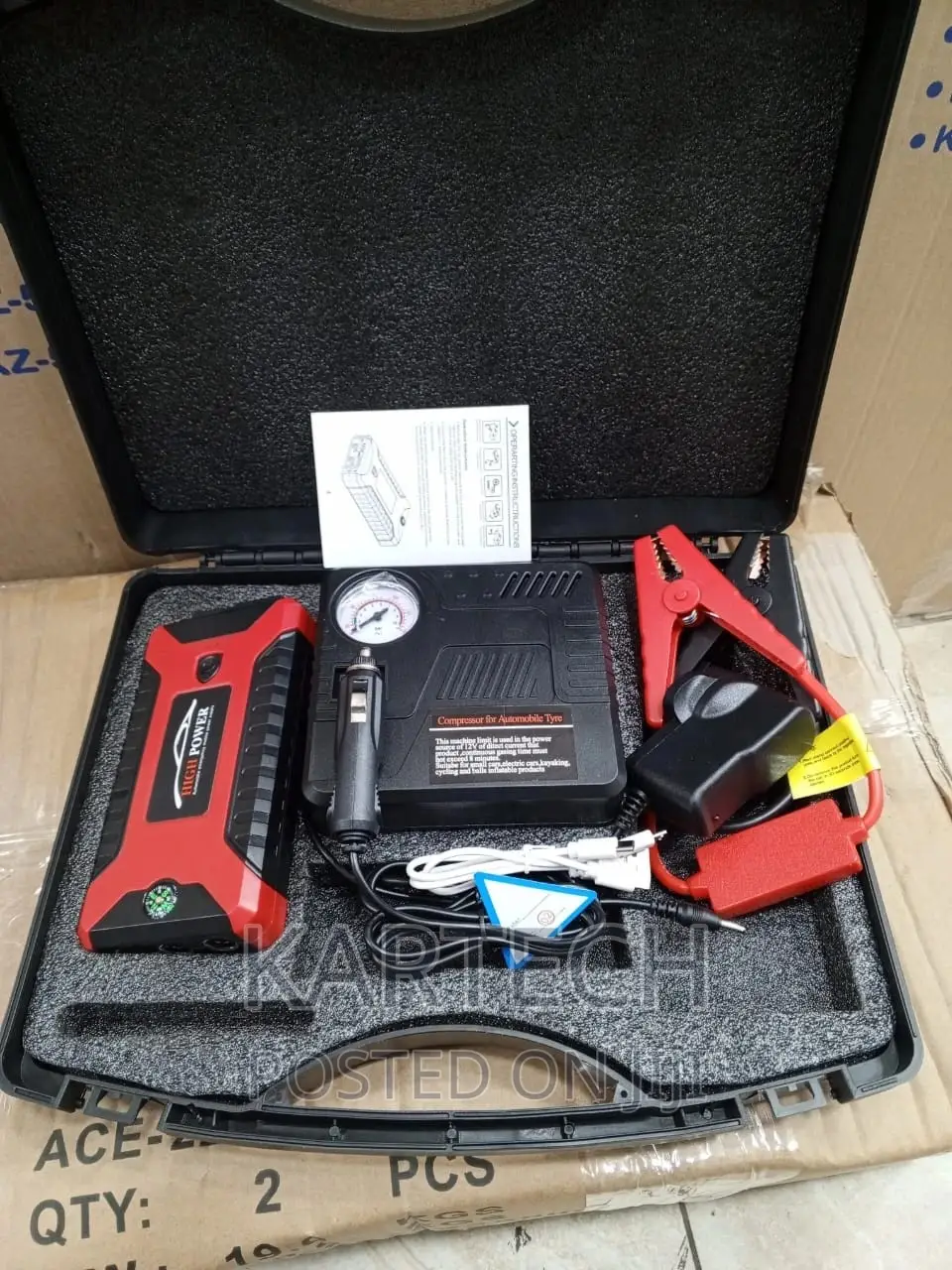 MultiFunction Portable Car Jump Starter Kit in Nairobi Central