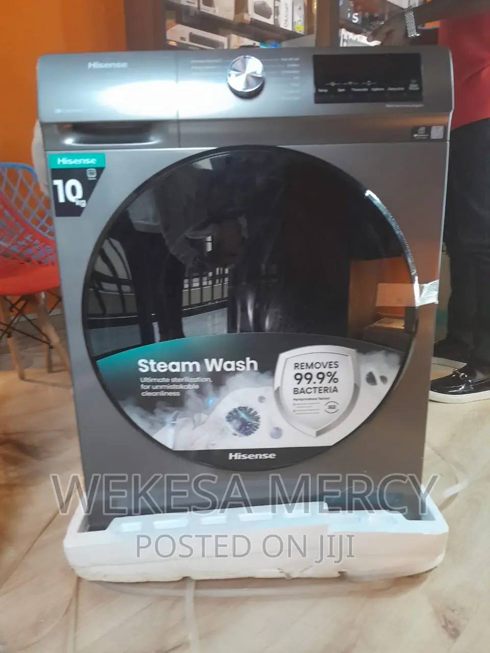 Hisense 10kg Front Loader Washing Machine WFQY1014EVJMT in Eldoret CBD
