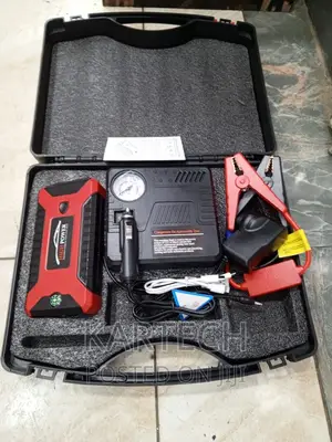 Multi-Function Portable Emergency Car Jump Starter Kit