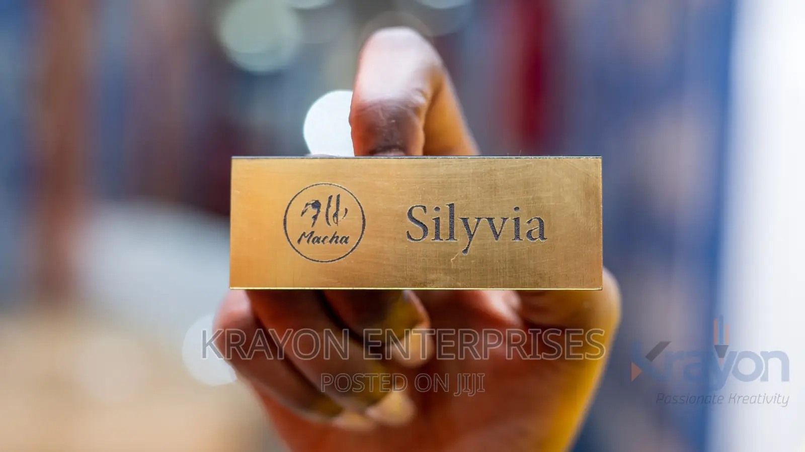 Golden Engraved Nametags