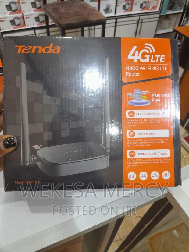 Tenda 4G LTE CAT 4, 300 MBPS Router | 4G03 Pro