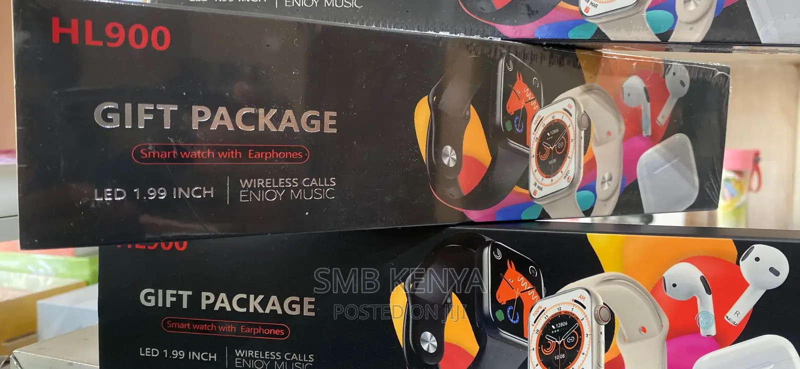 HL900 Gift Pack (Full Touch Screen Smart Watch With Airpods)