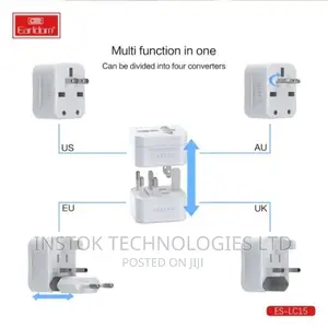 Earldom ET-LC15 Universal Plug 6A Max