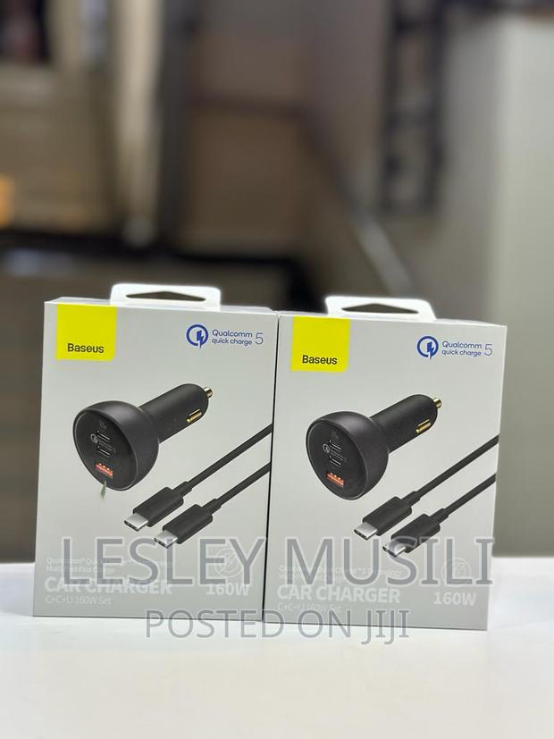 Baseus
Quick Charge Car Charger
160W Set