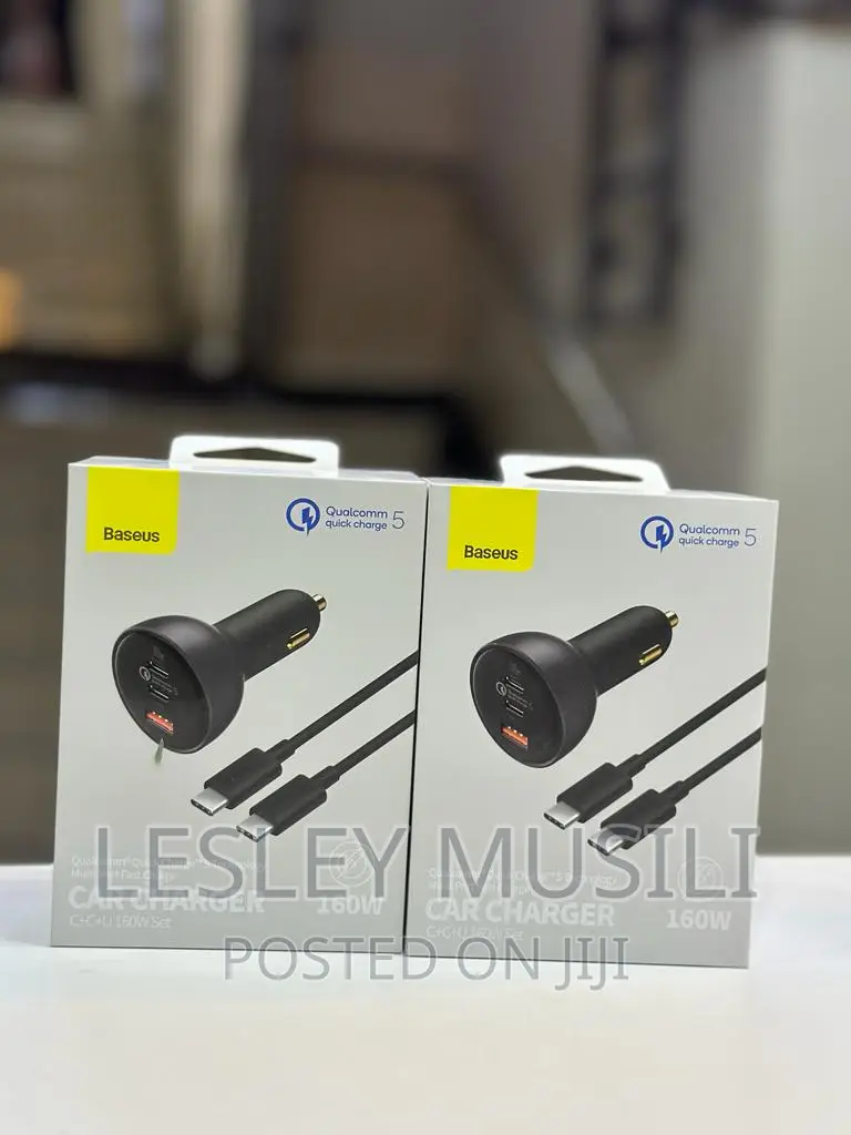 Baseus
Quick Charge Car Charger 
160W Set