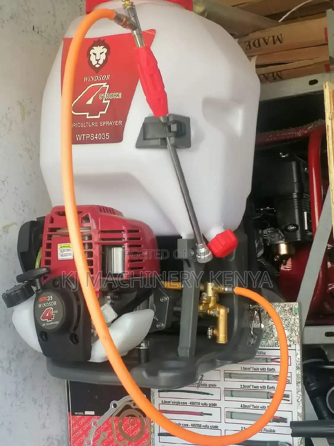 Knapsack Power Sprayer -25litres Capacity Windsor Brand