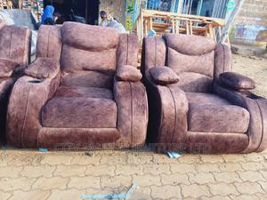 OFFER!!Fancy 2-Seater Semi- Recliner Sofas - thumbnail 2