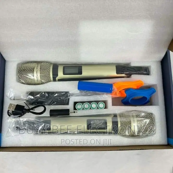 2 Piece Microphone With Jack Receiver