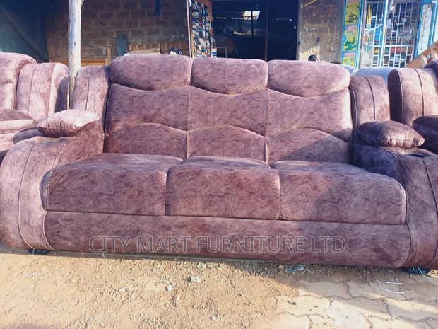 OFFER!!Fancy 3-Seater Semi- Recliner Sofas - main view