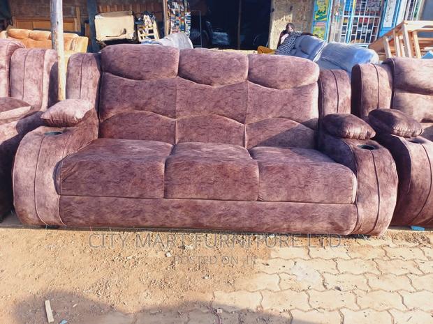 OFFER!!Fancy 3-Seater Semi- Recliner Sofas - main view