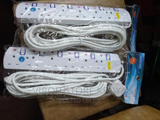 2pcs Power Socket Extension 6ports 10m Electrical Cable - main view