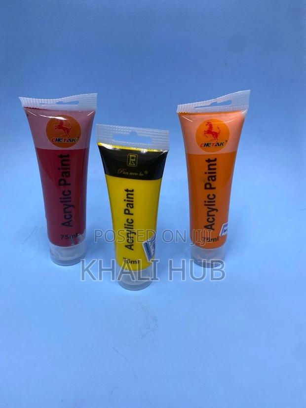 Orange Acrylic Paint- 75ml - main view