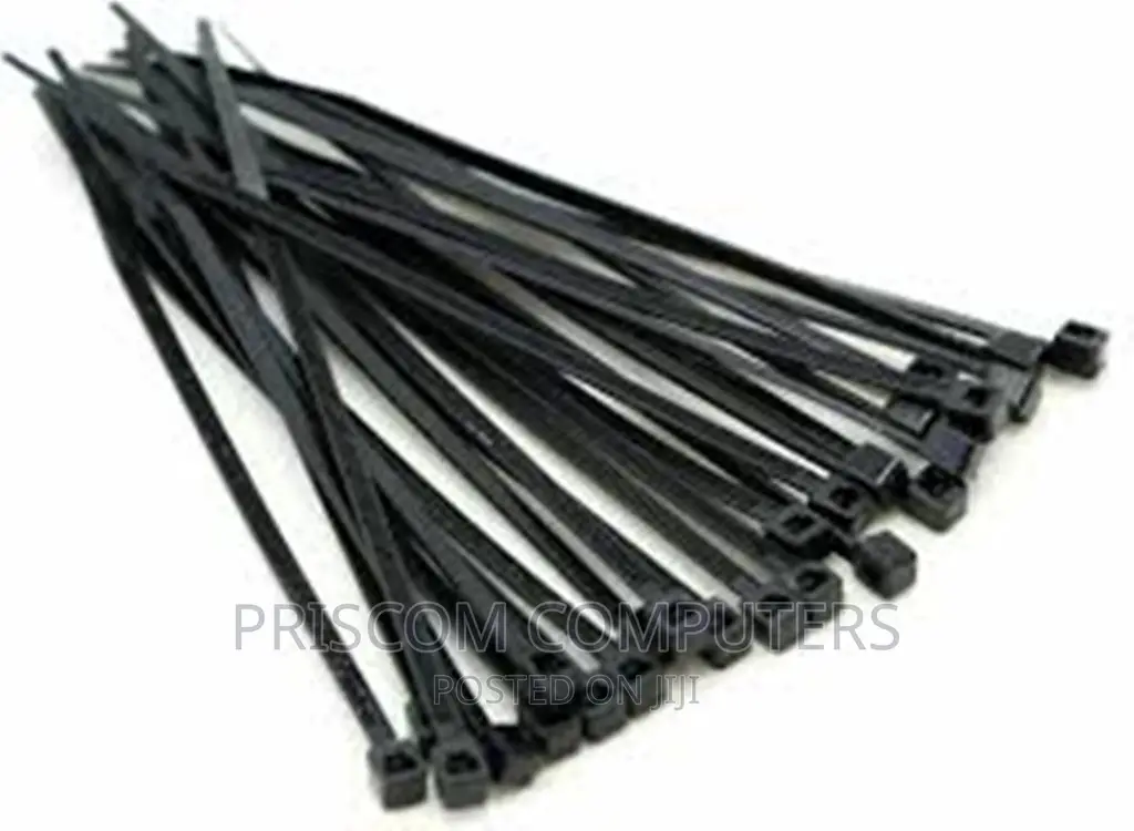 Black Cable Ties Assorted Sizes 100pcs
