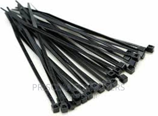 Black Cable Ties Assorted Sizes 100pcs - thumbnail 2
