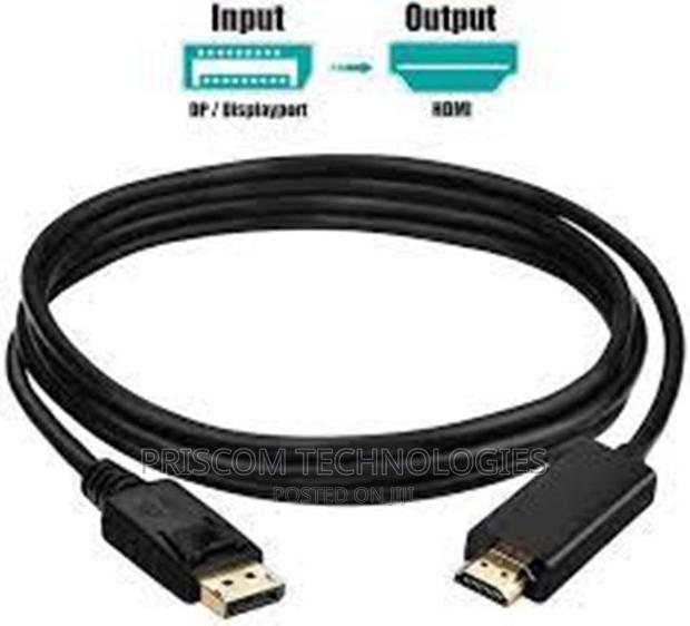 Display Port to HDMI Cable Converter 1.8M, DP to HDMI - thumbnail 2