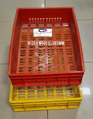 Multipurpose Plastic Crate - Half Crate Perforated