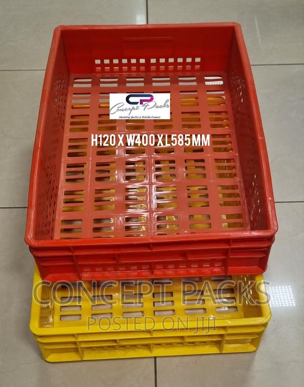 Multipurpose Plastic Crate - Half Crate Perforated